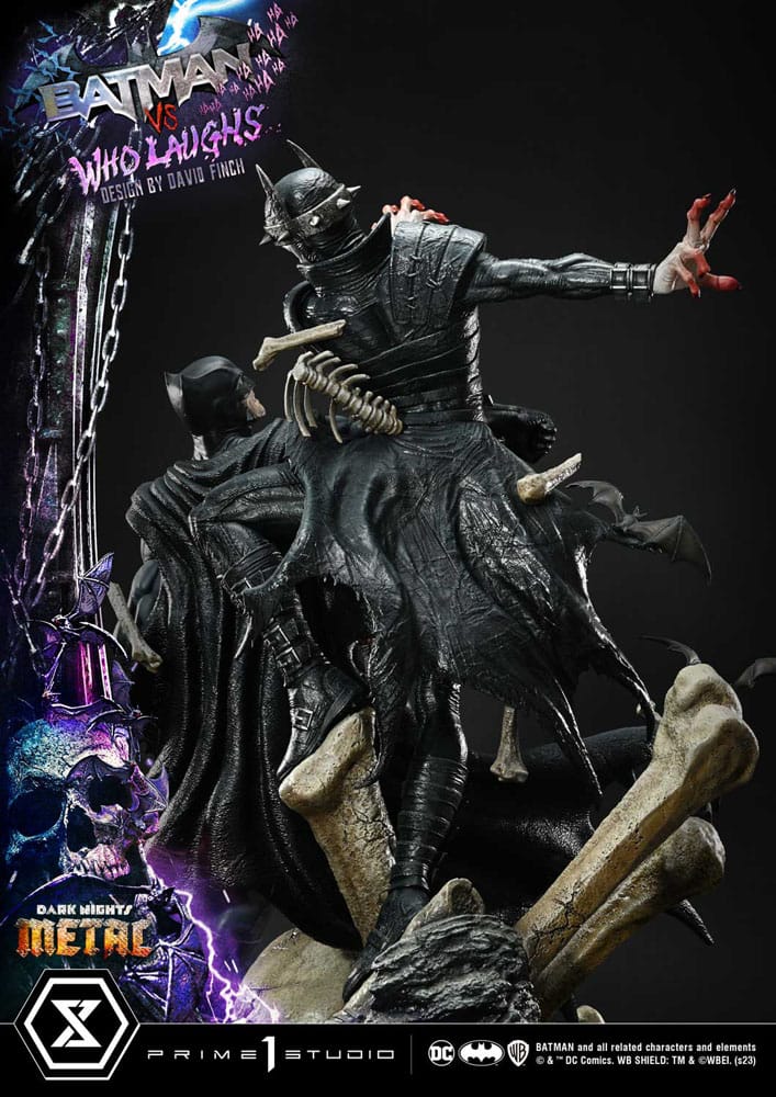 Dark Nights: Metal Ultimate Premium Masterline Series Statue 1/4 Batman VS Batman Who Laughs 67 cm 4580708048727