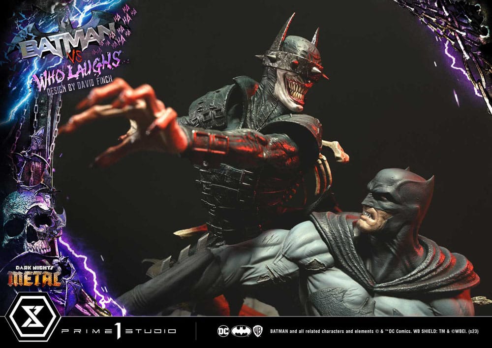 Dark Nights: Metal Ultimate Premium Masterline Series Statue 1/4 Batman VS Batman Who Laughs 67 cm 4580708048727