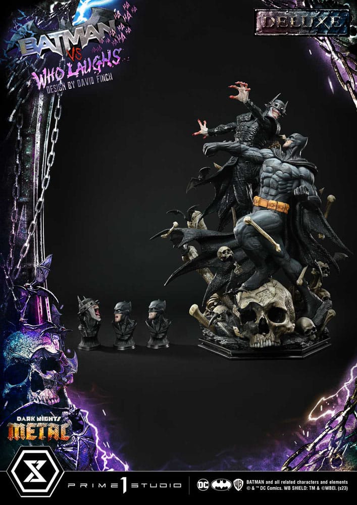 Dark Nights: Metal Ultimate Premium Masterline Series Statue 1/4 Batman VS Batman Who Laughs Deluxe Bonus Version 67 cm 4580708048741