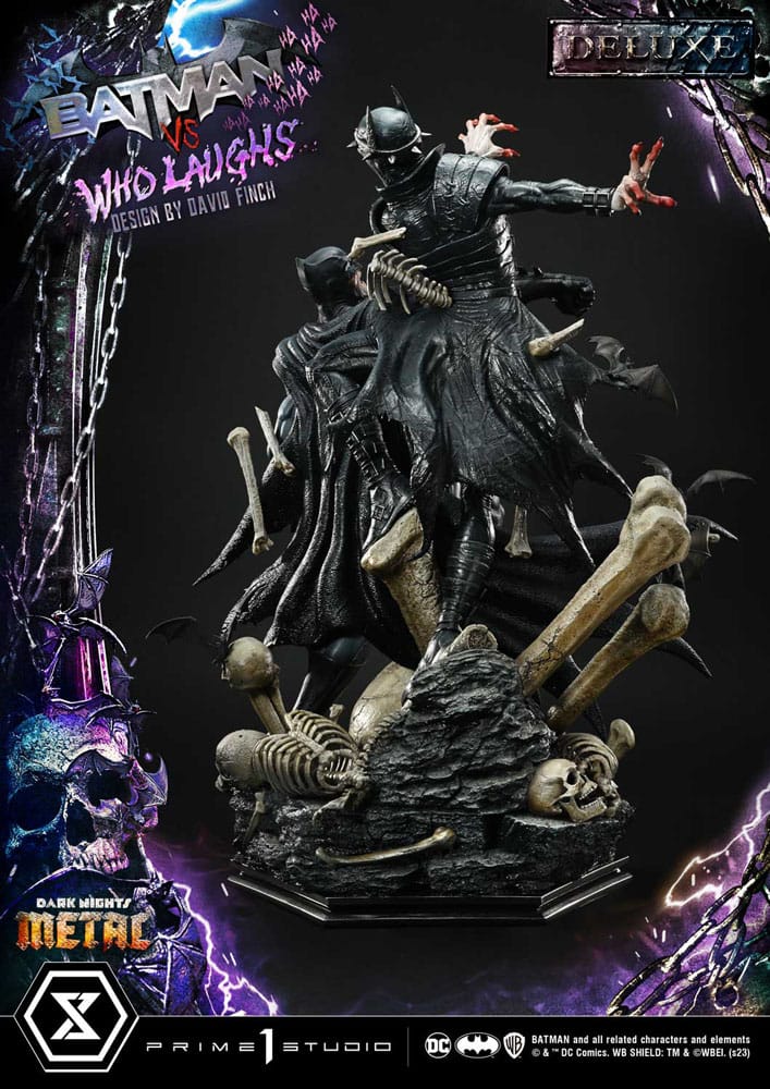 Dark Nights: Metal Ultimate Premium Masterline Series Statue 1/4 Batman VS Batman Who Laughs Deluxe Bonus Version 67 cm 4580708048741