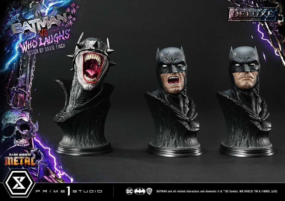 Dark Nights: Metal Ultimate Premium Masterline Series Statue 1/4 Batman VS Batman Who Laughs Deluxe Bonus Version 67 cm 4580708048741