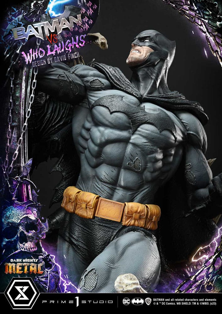 Dark Nights: Metal Ultimate Premium Masterline Series Statue 1/4 Batman VS Batman Who Laughs Deluxe Bonus Version 67 cm 4580708048741