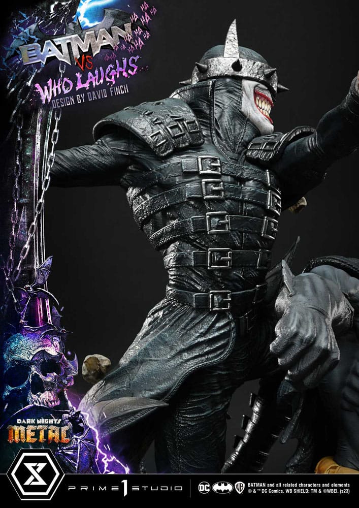 Dark Nights: Metal Ultimate Premium Masterline Series Statue 1/4 Batman VS Batman Who Laughs Deluxe Bonus Version 67 cm 4580708048741