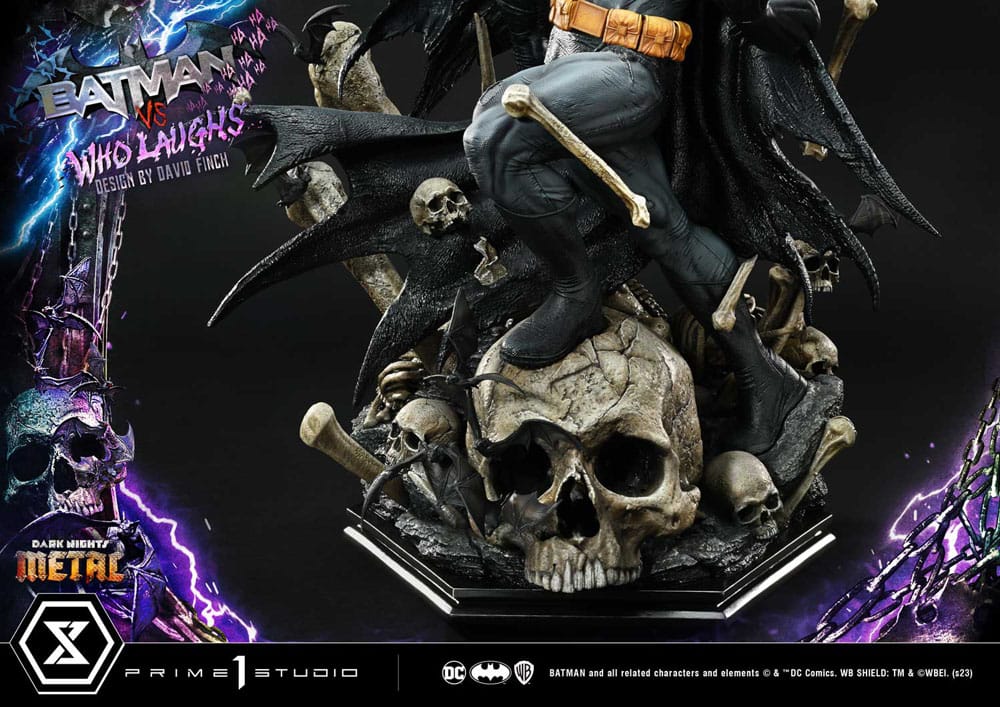 Dark Nights: Metal Ultimate Premium Masterline Series Statue 1/4 Batman VS Batman Who Laughs Deluxe Bonus Version 67 cm 4580708048741