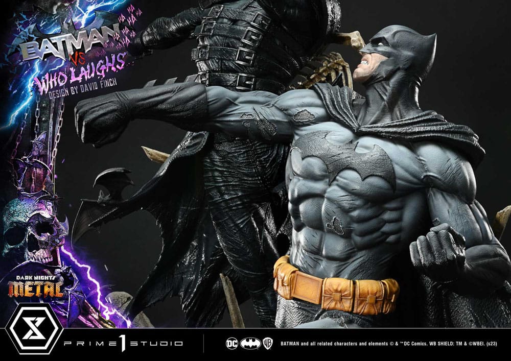 Dark Nights: Metal Ultimate Premium Masterline Series Statue 1/4 Batman VS Batman Who Laughs Deluxe Bonus Version 67 cm 4580708048741