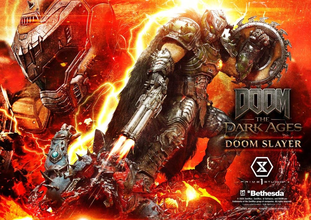 DOOM: The Dark Ages Ultimate Premium Masterline Series Statue 1/4 DOOM Slayer 77 cm  4582647123312