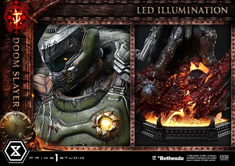 DOOM: The Dark Ages Ultimate Premium Masterline Series Statue 1/4 DOOM Slayer 77 cm  4582647123312