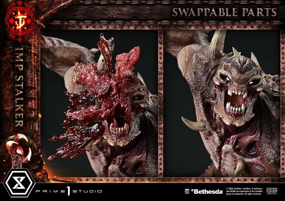 DOOM: The Dark Ages Ultimate Premium Masterline Series Statue 1/4 Imp Stalker 77 cm            4582647123350
