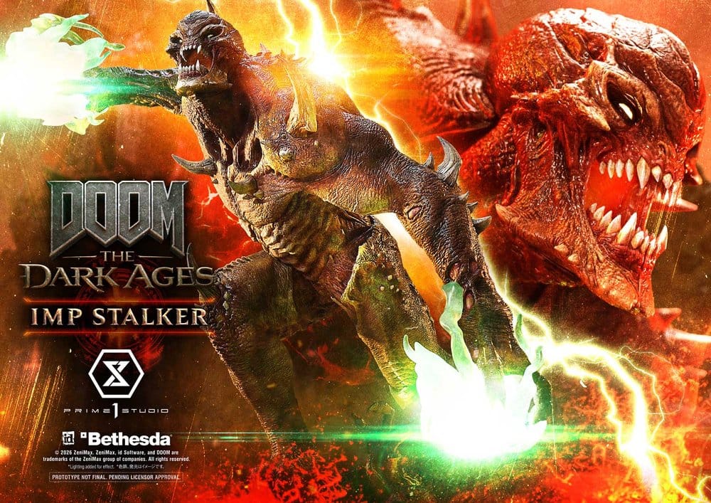 DOOM: The Dark Ages Ultimate Premium Masterline Series Statue 1/4 Imp Stalker Bonus Version 77 cm            4582647123367