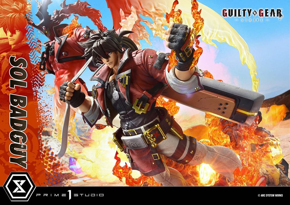 Guilty Gear Strive Ultimate Premium Masterline Series Statue 1/4 Sol Badguy Version 82 cm            4582647122827