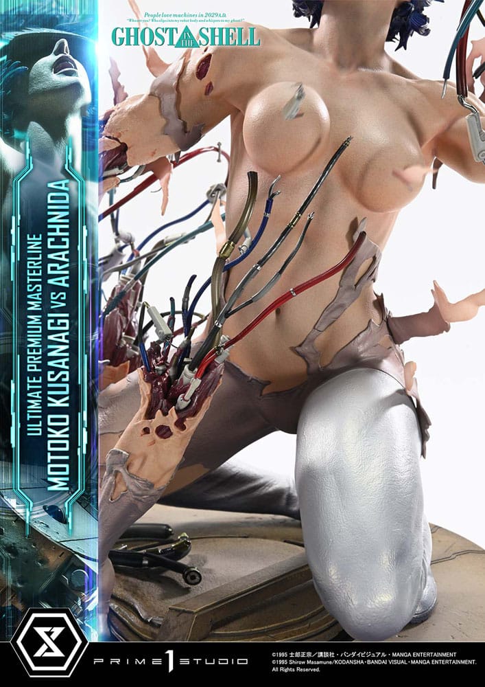 Ghost in the Shell Ultimate Premium Masterline Series Statue 1/4 Motoko Kusanagi vs Arachnida 68 cm          4582647122056