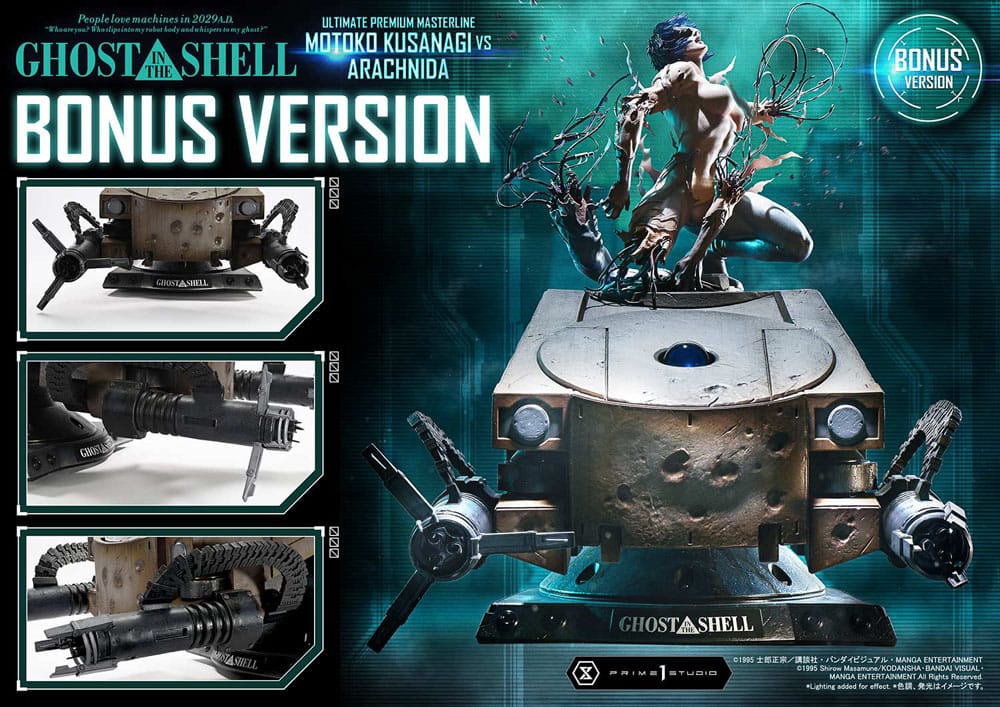 Ghost in the Shell Ultimate Premium Masterline Series Statue 1/4 Motoko Kusanagi vs Arachnida Bonus Version 68 cm           4582647122063