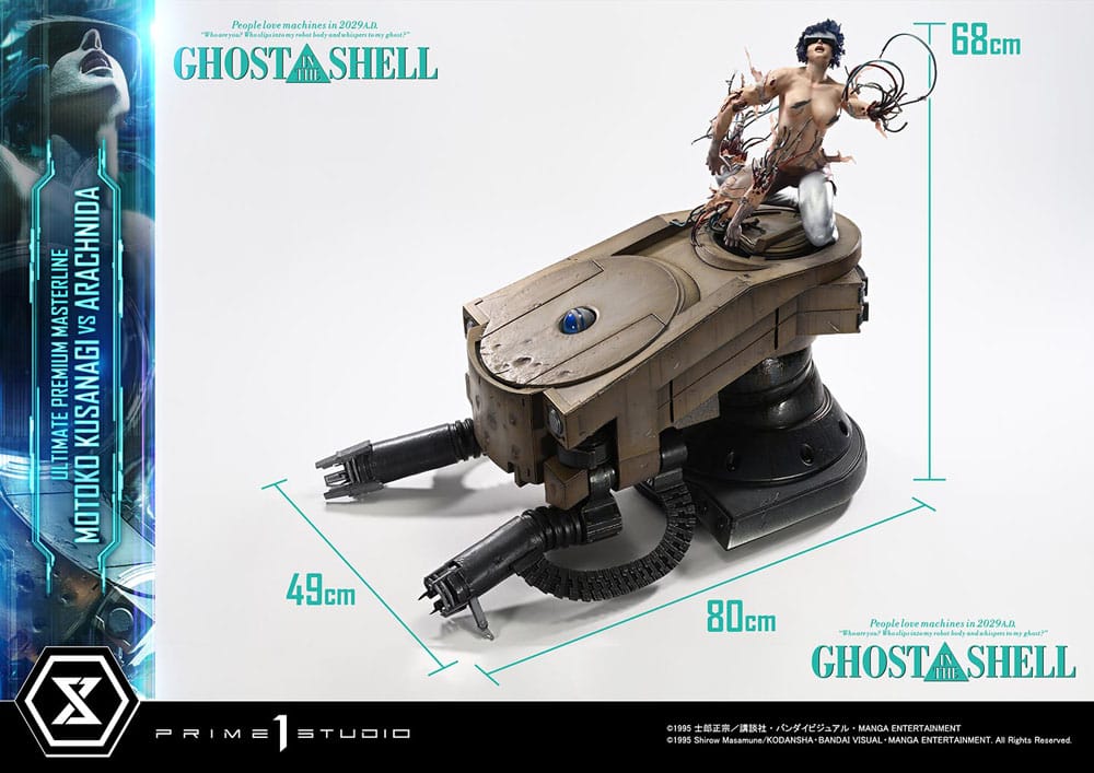 Ghost in the Shell Ultimate Premium Masterline Series Statue 1/4 Motoko Kusanagi vs Arachnida Bonus Version 68 cm           4582647122063