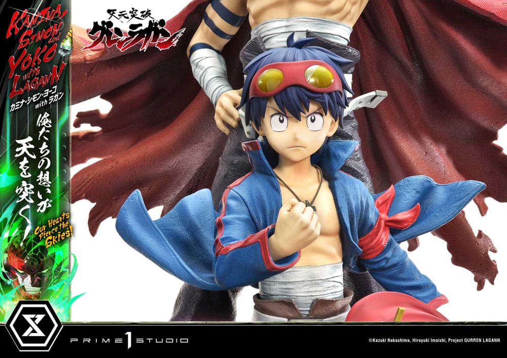 Gurren Lagann Ultimate Premium Masterline Series Statue 1/4 Kamina, Simon & Yoko with Lagann 97 cm 4580708049540