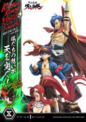 Gurren Lagann Ultimate Premium Masterline Series Statue 1/4 Kamina, Simon & Yoko with Lagann Deluxe Version 97 cm 4580708049557