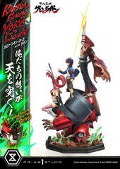 Gurren Lagann Ultimate Premium Masterline Series Statue 1/4 Kamina, Simon & Yoko with Lagann Deluxe Bonus Version 97 cm 4580708049564