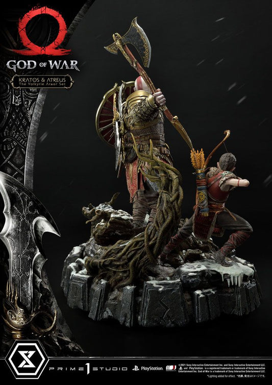 God of War Premium Masterline Series Statue Kratos and Atreus in the Valkyrie 72 cm 4580708036113