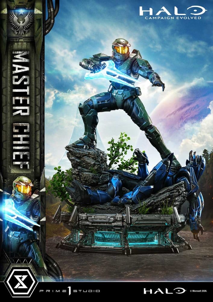Halo Ultimate Premium Masterline Series Statue 1/4 Campaign Evolved Master Chief 78 cm 4582647125378