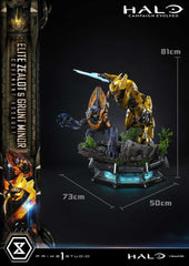 Halo: Campaign Evolved Ultimate Premium Masterline Series Statue 1/4 Elite Zealot & Grunt Minor: Covenant Assault 81 cm 4582647125392