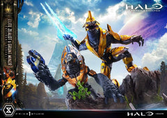 Halo: Campaign Evolved Ultimate Premium Masterline Series Statue 1/4 Elite Zealot & Grunt Minor: Covenant Assault 81 cm 4582647125392