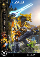 Halo: Campaign Evolved Ultimate Premium Masterline Series Statue 1/4 Elite Zealot & Grunt Minor: Covenant Assault 81 cm 4582647125392