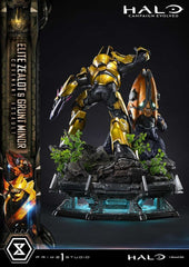 Halo: Campaign Evolved Ultimate Premium Masterline Series Statue 1/4 Elite Zealot & Grunt Minor: Covenant Assault 81 cm 4582647125392