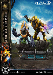 Halo: Campaign Evolved Ultimate Premium Masterline Series Statue 1/4 Elite Zealot & Grunt Minor: Covenant Assault Bonus Version 81 cm 4582647125958