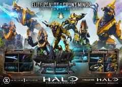 Halo: Campaign Evolved Ultimate Premium Masterline Series Statue 1/4 Elite Zealot & Grunt Minor: Covenant Assault Bonus Version 81 cm 4582647125958
