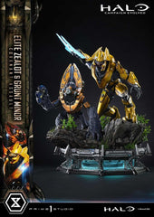 Halo: Campaign Evolved Ultimate Premium Masterline Series Statue 1/4 Elite Zealot & Grunt Minor: Covenant Assault Bonus Version 81 cm 4582647125958