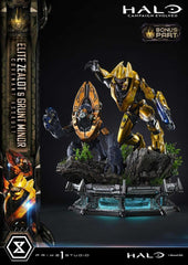 Halo: Campaign Evolved Ultimate Premium Masterline Series Statue 1/4 Elite Zealot & Grunt Minor: Covenant Assault Bonus Version 81 cm 4582647125958