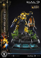 Halo: Campaign Evolved Ultimate Premium Masterline Series Statue 1/4 Elite Zealot & Grunt Minor: Covenant Assault Bonus Version 81 cm 4582647125958