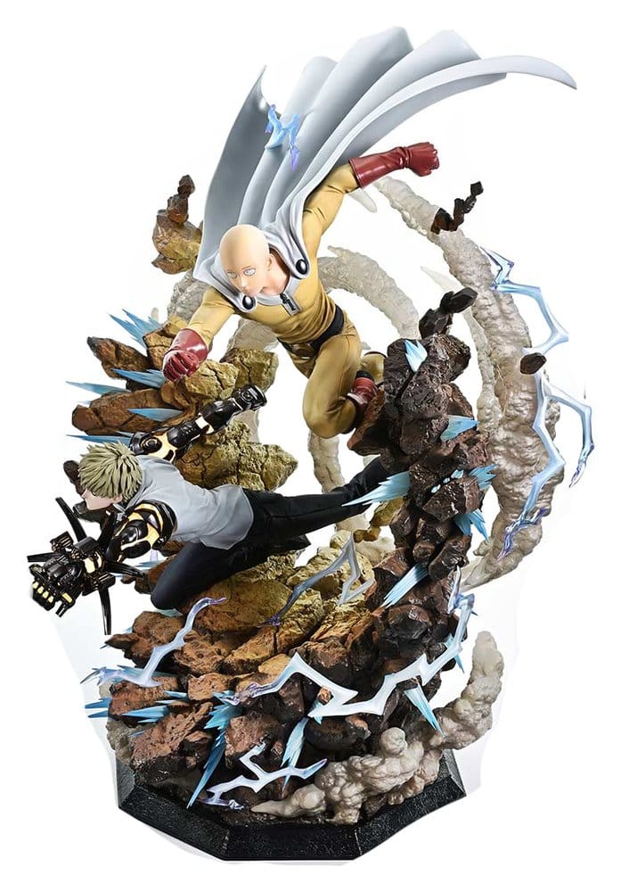 One-Punch Man Ultimate Premium Masterline Series Statue 1/4 Saitama & Genos 73 cm  4582647123800