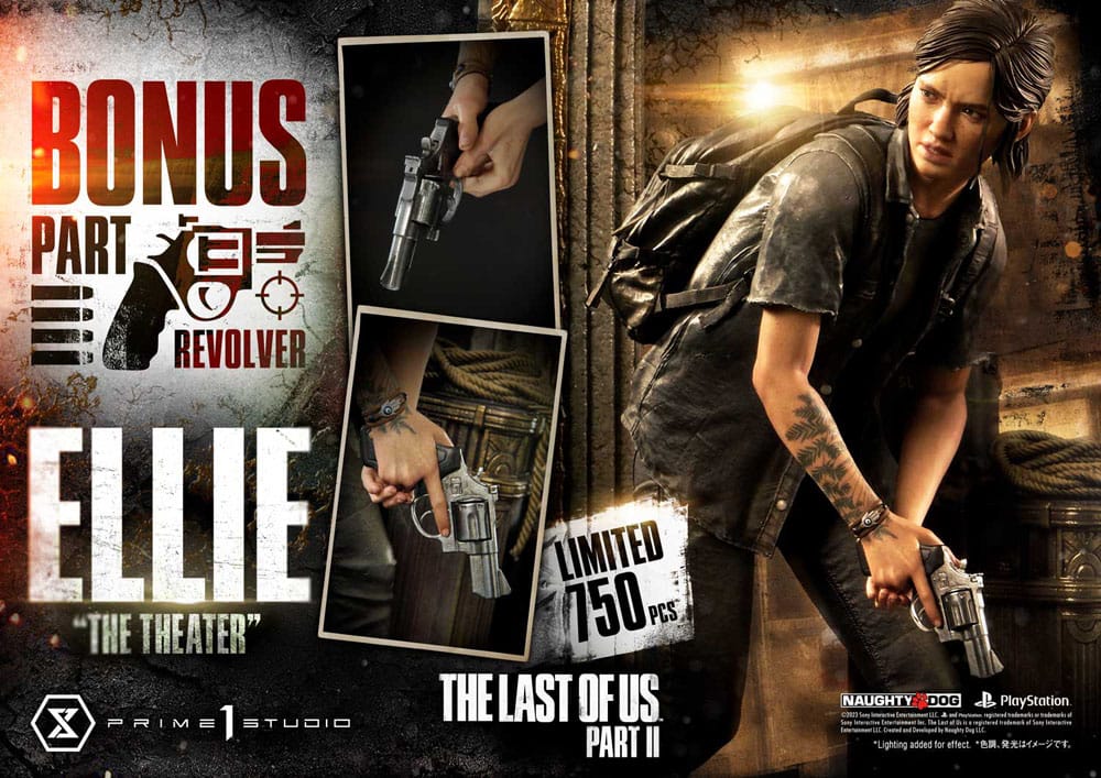 The Last of Us Part II Ultimate Premium Masterline Series Statue 1/4 Ellie "The Theater" Bonus Version 58 cm 4580708047041