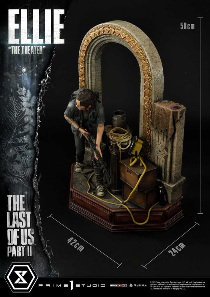The Last of Us Part II Ultimate Premium Masterline Series Statue 1/4 Ellie "The Theater" Bonus Version 58 cm 4580708047041