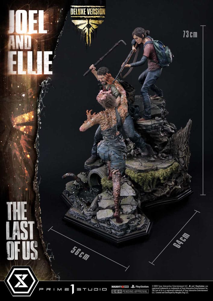The Last of Us Part I Ultimate Premium Masterline Series Statue Joel & Ellie Deluxe Version (The Last of Us Part I) 73 cm 4580708048192