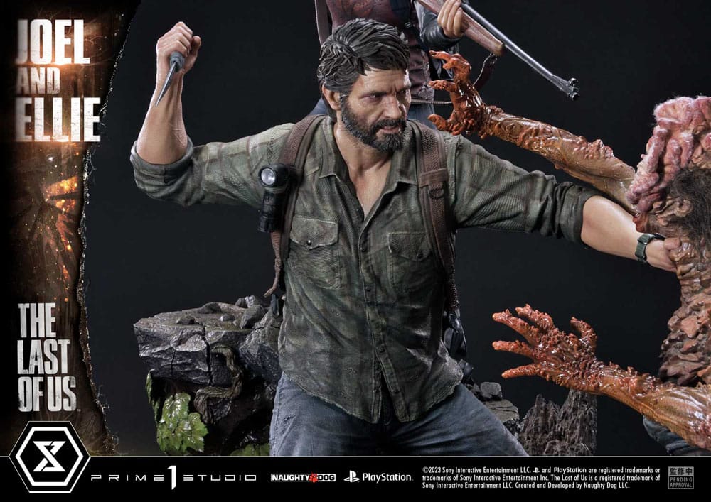 The Last of Us Part I Ultimate Premium Masterline Series Statue Joel & Ellie Deluxe Bonus Version (The Last of Us Part I) 73 cm 4580708048208