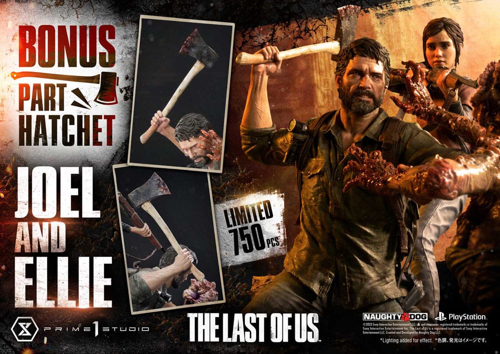 The Last of Us Part I Ultimate Premium Masterline Series Statue Joel & Ellie Deluxe Bonus Version (The Last of Us Part I) 73 cm 4580708048208