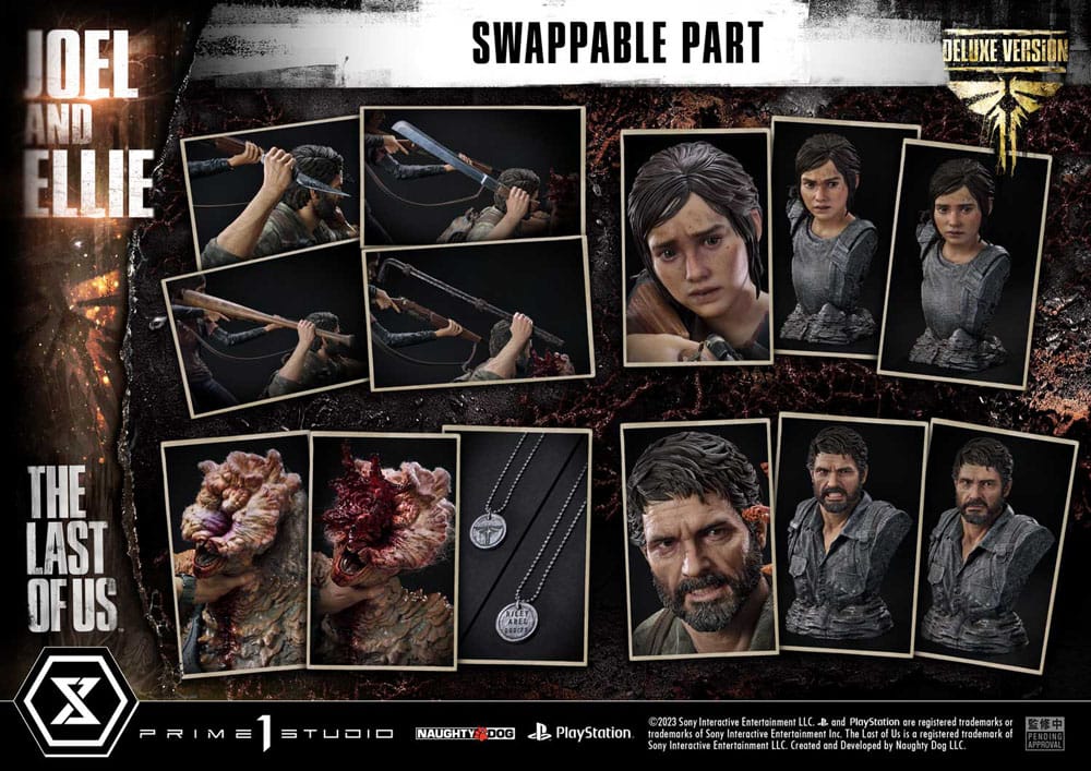 The Last of Us Part I Ultimate Premium Masterline Series Statue Joel & Ellie Deluxe Bonus Version (The Last of Us Part I) 73 cm 4580708048208