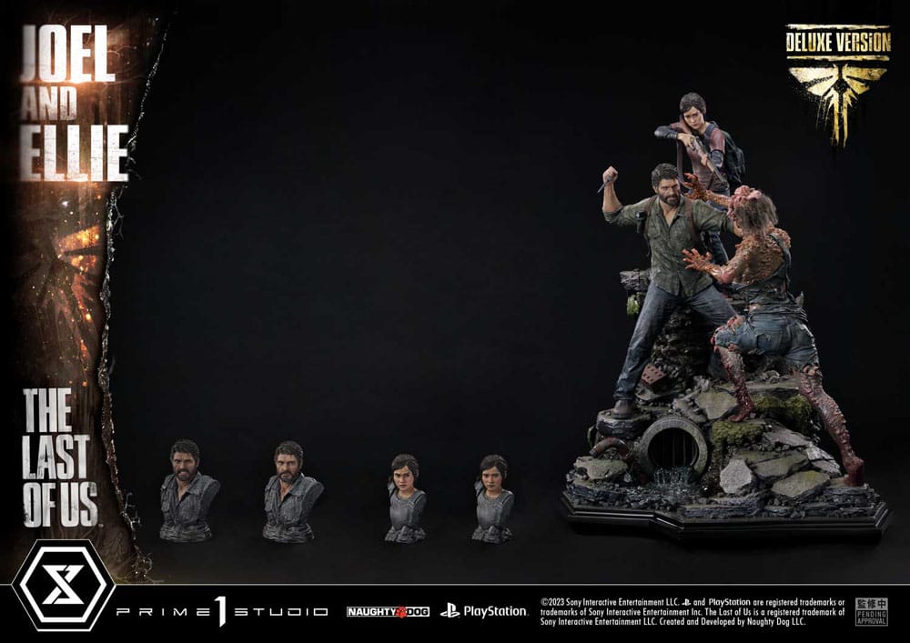 The Last of Us Part I Ultimate Premium Masterline Series Statue Joel & Ellie Deluxe Bonus Version (The Last of Us Part I) 73 cm 4580708048208