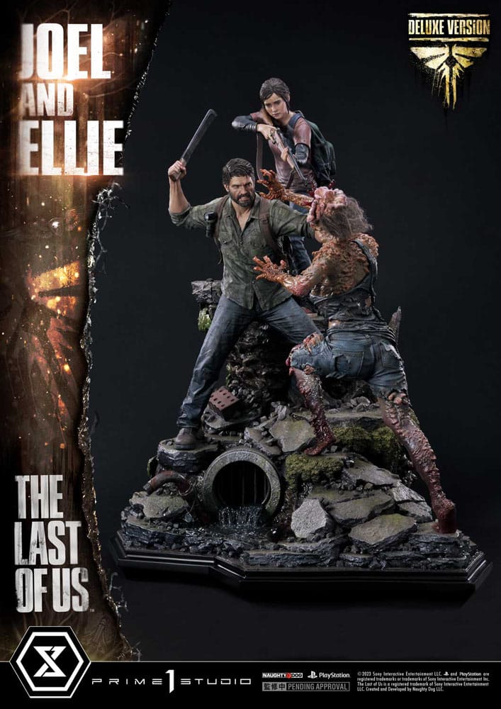 The Last of Us Part I Ultimate Premium Masterline Series Statue Joel & Ellie Deluxe Bonus Version (The Last of Us Part I) 73 cm 4580708048208