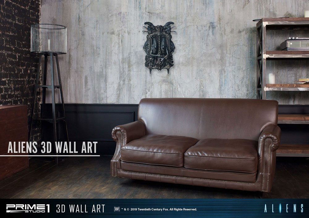 Aliens 3D Wall Art 32 x 50 cm 4562471908224
