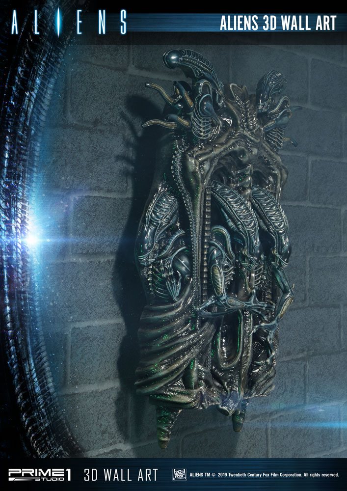 Aliens 3D Wall Art 32 x 50 cm 4562471908224