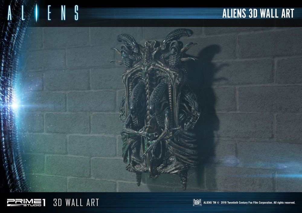 Aliens 3D Wall Art 32 x 50 cm 4562471908224