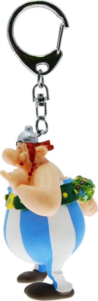 Asterix Keychain Obelix with Flowers 13 cm 3521320604299
