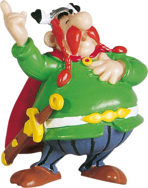 Asterix Figure Vitalstatistix The Chief 6 Cm - Amuzzi