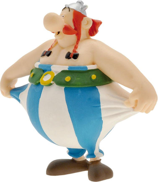 Asterix Figure Obelix holding his pants 8 cm 3521320605593