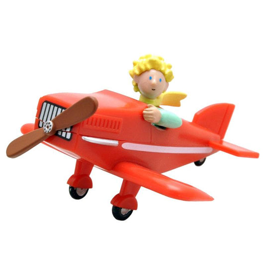 The Little Prince Figure The Little Prince In His Plane 7 Cm - Amuzzi