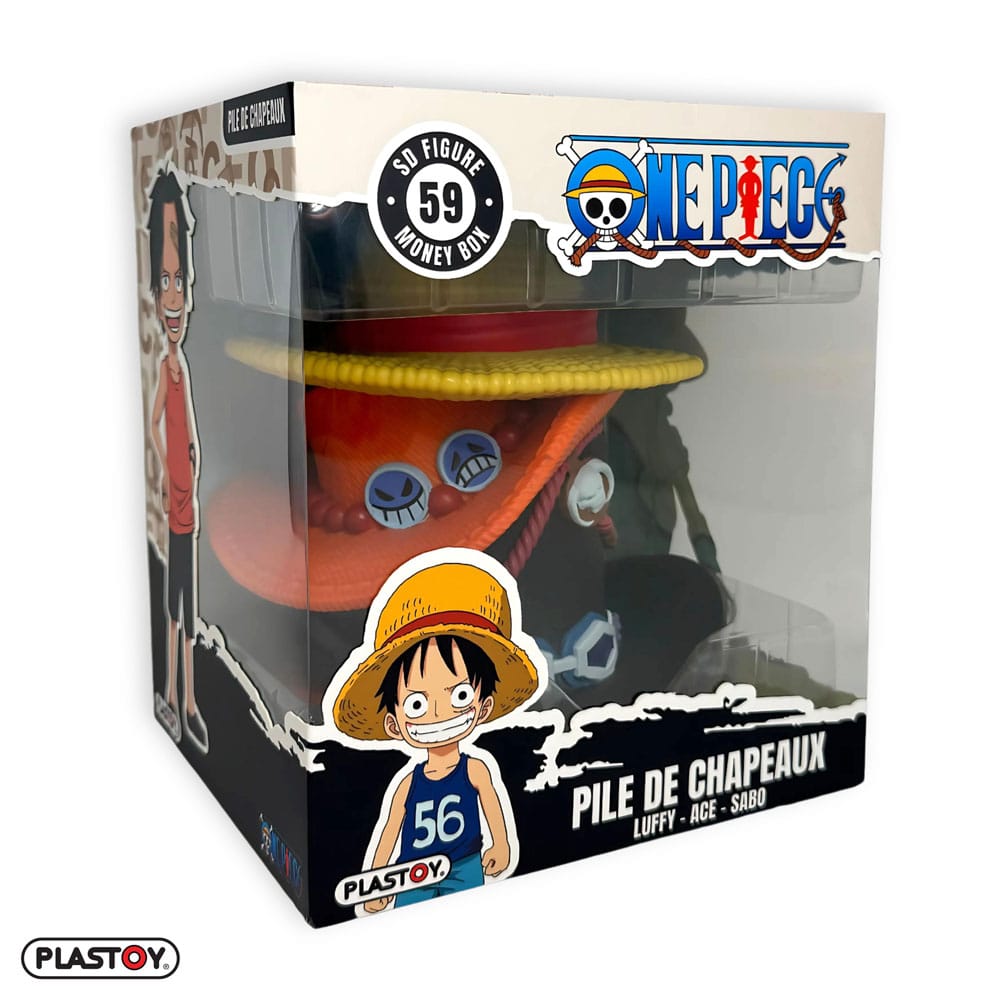 One Piece Coin Bank Stack of Hats 3521320802749