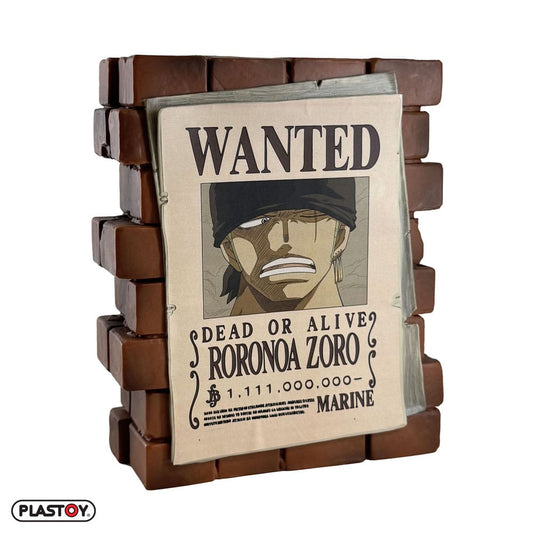 One Piece Coin Bank Zoro Wanted  3521320802763