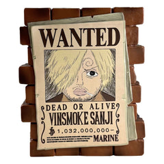 One Piece Coin Bank Sanji Wanted  3521320802824